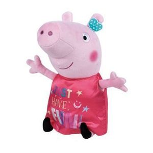 Jucarie de plus Play by Play Peppa Pig Just Have Fun, 25 cm imagine