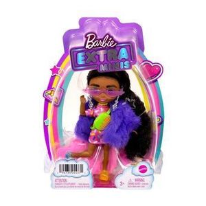Papusa Barbie Extra Mini, Bruneta imagine
