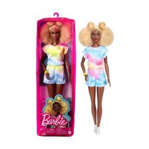 Papusa Barbie Fashionistas, cu par afro blond imagine