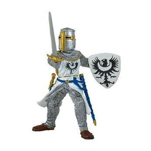 Figurina Cavaler Alb cu sabie imagine
