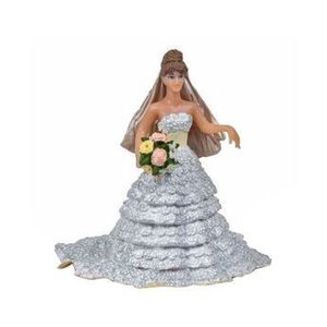 Figurina Papo Personaje de basm - Mireasa cu rochie din dantela imagine