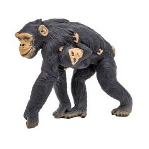 Figurina Cimpanzeu si pui imagine