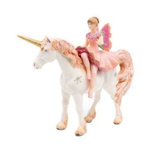 Figurina Papo Personaje de basm - Balerina Elf si unicorn imagine