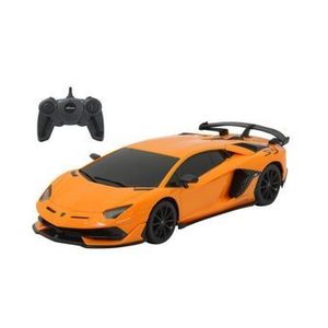 Masinuta cu telecomanda Rastar - Lamborghini Aventador Svj portocaliu, scara 1: 24 imagine