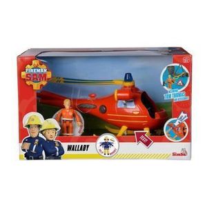 Set figurina Pompierul Sam, Wallaby cu elicopter imagine