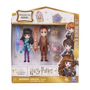 Set 2 figurine Harry Potter Wizarding World Magical Minis - Cho si George imagine
