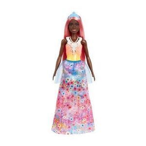 Papusa Barbie Dreamtopia - Printesa cu par corai imagine