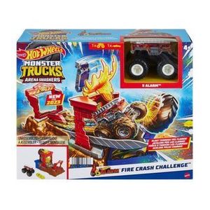 Set de joaca Hot Wheels Monster Trucks - Arena Smashers, Fire crash challenge imagine