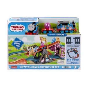Set de joaca Thomas & Friends - Crystal Caves Adventure cu locomotiva motorizata Thomas imagine