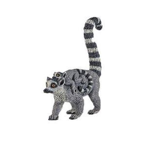 Figurina Papo, Lemur cu pui imagine