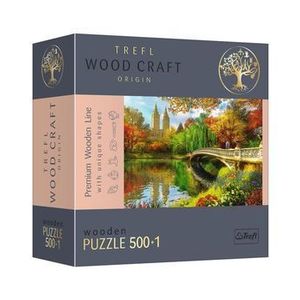 Puzzle Trefl din lemn - Central Park New York, 500 + 1 piese imagine