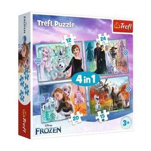 Puzzle 4 in 1 Frozen imagine