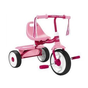 Tricicleta pliabila Radio Flyer - Fold 2 Go, roz, 1 - 3 ani imagine