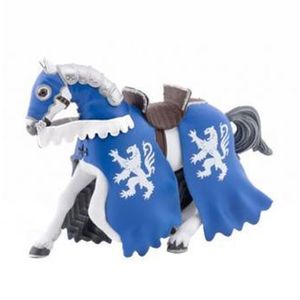 Figurina Papo, Cal cu armura albastra imagine
