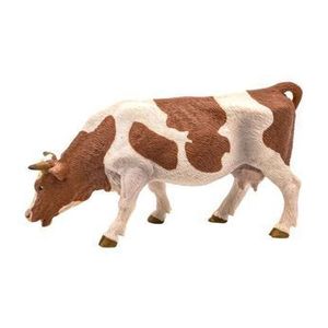 Figurina Papo Prietenii de la ferma - Vaca Simmental pascand imagine