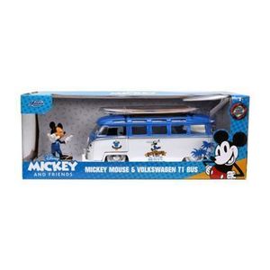Set Jada Toys - Masinuta metalica Volkswagen T1 Bus (scara 1: 24) si figurina Mickey Mouse imagine
