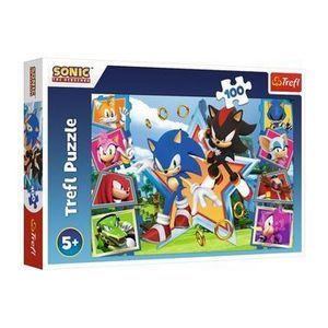 Puzzle Trefl Sonic - Minunata Lume a lui Sonic, 100 piese imagine