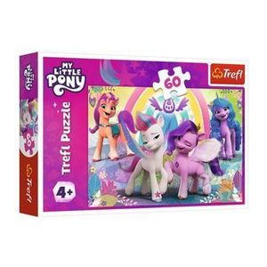 Puzzle Trefl My Little Pony - In Lumea Prieteniilor, 60 piese imagine