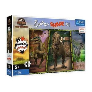 Puzzle Trefl Primo Super Shape XXL Jurassic World, 104 piese imagine