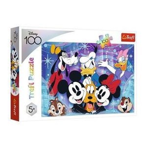 Puzzle Trefl Disney 100 - Prietenii fericiti, 100 piese imagine