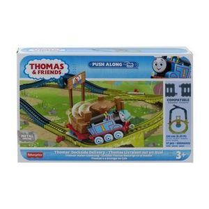 Set de joaca Thomas & Friends - Locomotiva push along Thomas si accesorii imagine