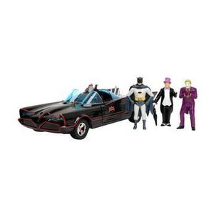 Set Jada Toys Batman - Masinuta metalica Batmobile (scara 1: 24) si 4 figurine imagine