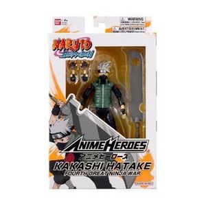 Figurina Bandai Naruto Shippuden - Hatake Kakashi Fourth Great Ninja War, 16.5 cm imagine