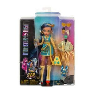 Set Monster High - Papusa Cleo Denile, cu animalut si accesorii imagine