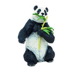 Figurina Papo Animale salbatice - Urs panda cu bambus imagine