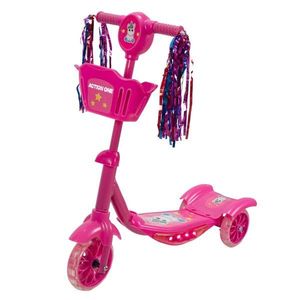 Trotineta „Scooter” pentru Copii cu Roti Luminoase, Roz imagine
