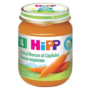 Piure Primul morcov al copilului, Hipp, 125 g imagine