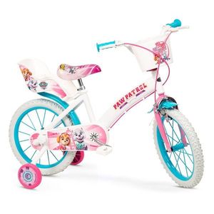Bicicleta copii, Toimsa, Paw Patrol, 16 inch, Roz imagine