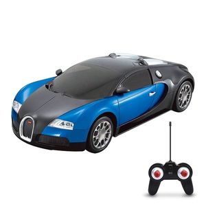 Masina cu telecomanda, Suncon, Bugatti Veyron, 1: 24, Negru-Albastru imagine