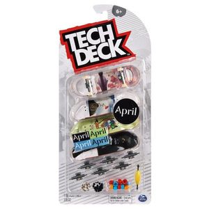 Set mini placa skateboard Tech Deck, 4 buc, April, 20140752 imagine