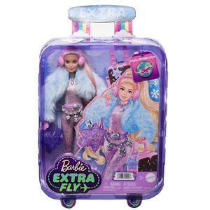 Papusa in tinuta de iarna Barbie, Extra Fly Snow Fashion, HPB16 imagine