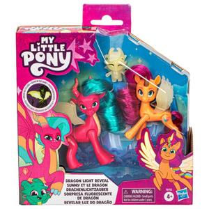 Set doua figurine, My Little Pony, Ponei-Dragoni, F8702 imagine