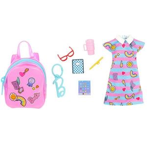 Set rucsac si rochie pentru Papusa, Barbie, HJT44 imagine