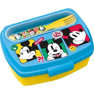 Caserola de pranz cu tacamuri, Stor, Mickey Mouse imagine