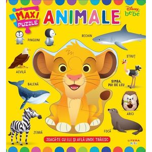 Disney bebe, Animale, Maxi Puzzle imagine