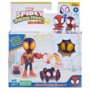 Figurina cu spinner, Spidey, Web-Spinners, Miles Morales, F7257 imagine