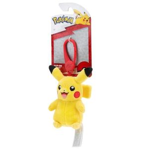 Jucarie de plus cu agatatoare, Pokemon, Pikachu, 7 cm imagine
