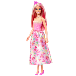 Papusa Barbie Dreamtopia - Printesa cu par roz imagine