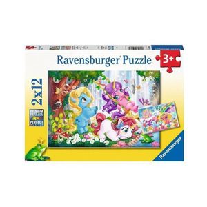 Set 2 puzzle pentru copii - Lumea Magica a Unicornilor imagine