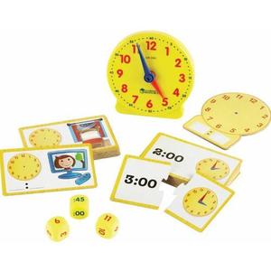 Set de activitati cu ceas, Learning Resources imagine