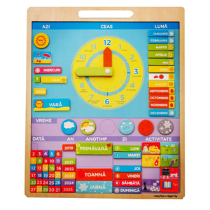Joc educativ - Calendar Magnetic - Vreme | BigJigs Toys imagine