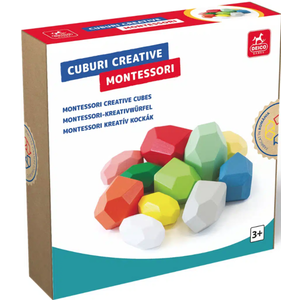 Joc educativ - Cuburi creative Montessori | Deico Games imagine