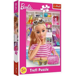 Puzzle - Sa o cunoastem pe Barbie, 100 piese | Trefl imagine