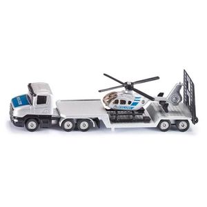 Jucarie - Low Loader with helicopter | Siku imagine