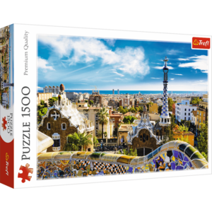 Puzzle 1500 piese - Park Guell Barcelona | Trefl imagine