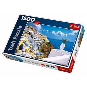 Puzzle 1500 piese - Santorini | Trefl imagine